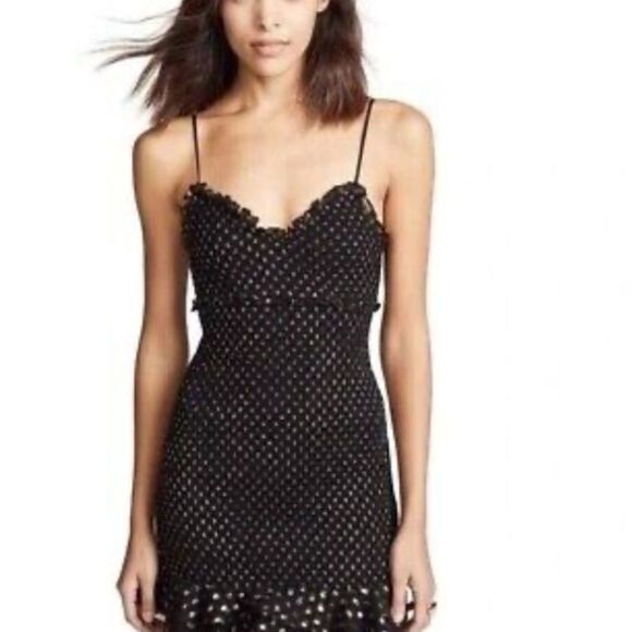 Likely Zephra Metallic Dot Dress Size 4 - Picture 2 of 9